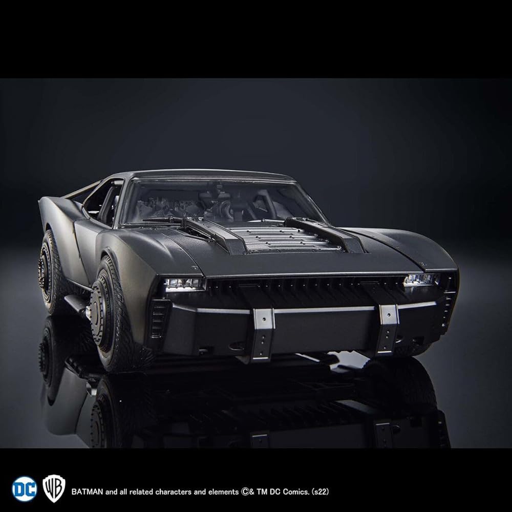 Bandai Spirits 1/35 Scale Batmobile The Batman Version Color-Coded Plastic Model Kit