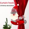 Christmas Cloth Curtain Tieback Christmas Hanging Ornament Hotel Holiday Christmas Decoration