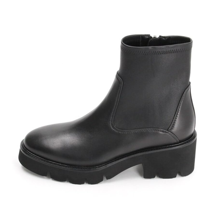 Platform Stretch Short Boots