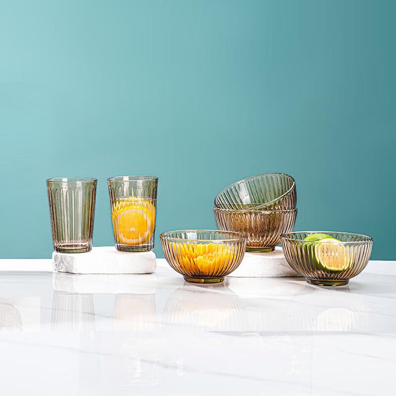 Zankang Home Collection 6-Piece Glass Tableware Set