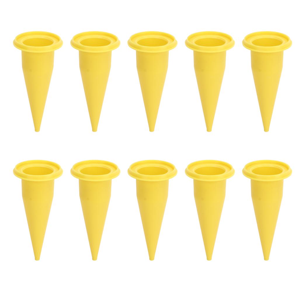 50 Stück Dichtmasse Kegeldüse PE Kunststoff Feine Spitze Wiederverwendbare Dichtungsdüse für Dichtstoffkleber