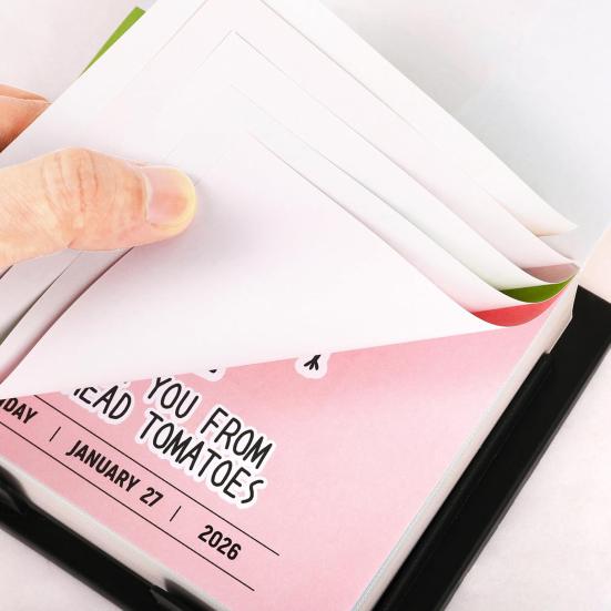 2026 Funny Puns Calendar 5.9" X 4.84" Daily Desktop Calendar with 365 Puns Gag Gifts for Home Office School