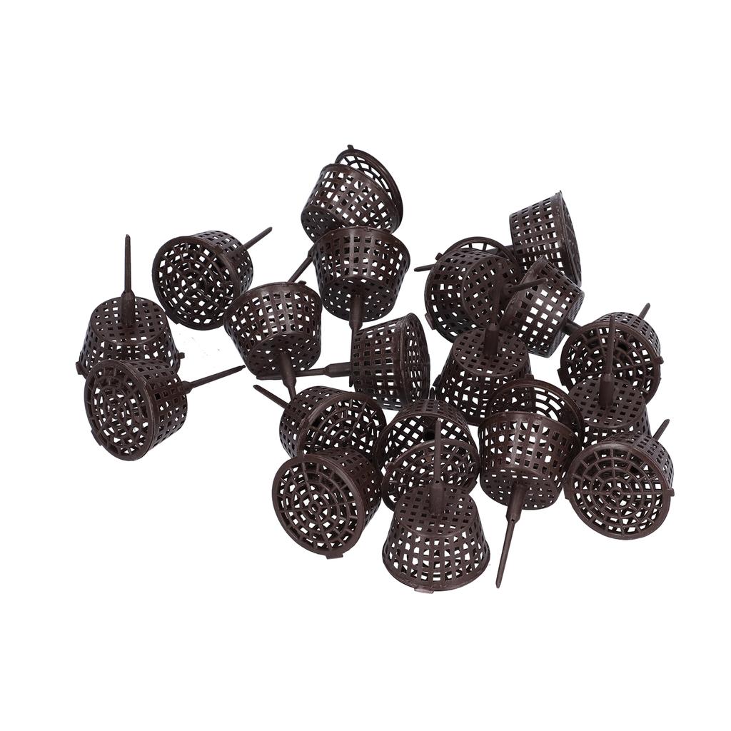 Plastic Fertilizer Mesh Basket 20PCS Durable Antiaging Bonsai Fertilizer Box with Lid for Planting