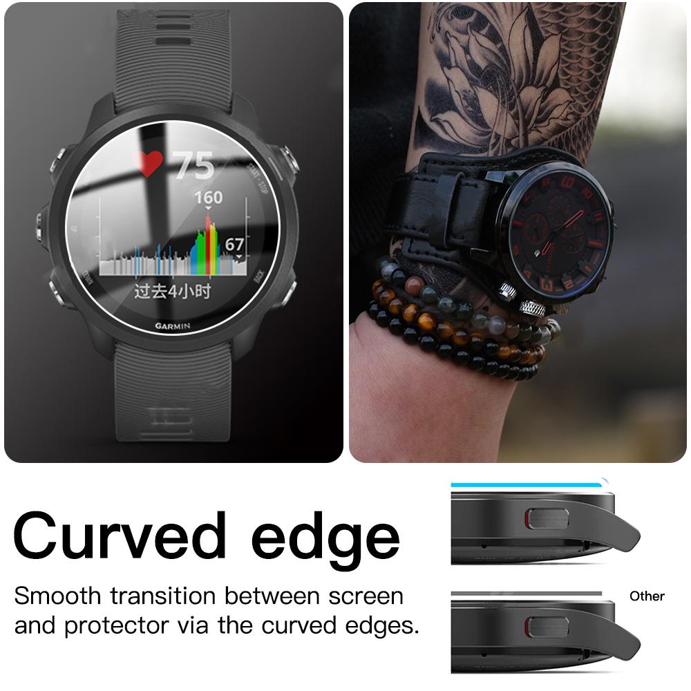 1/3/5Pcs Tempered Glass Screen Protector For Garmin Forerunner 235/245/245M/255/255S/645/935/945/955 Watch Face Clear Watch Film