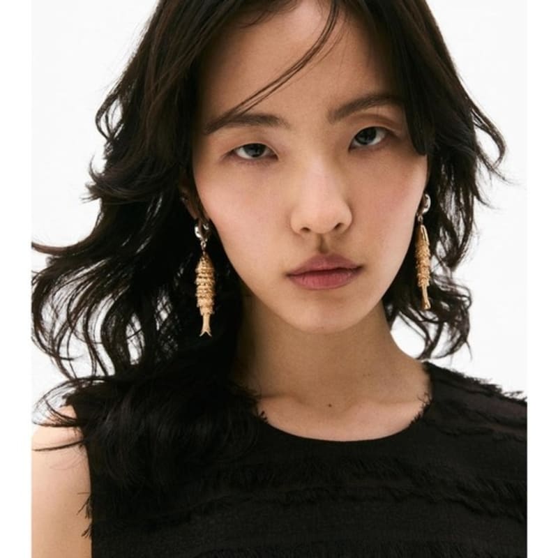 H&M Fish Pendant Earrings Gold/Silver 1298208001