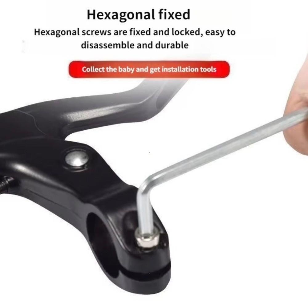 Aluminum Zinc Zinc Alloy V-Brake Levers Ultralight Bike Brake Levers Brake Handles  Bike Handlebar Use