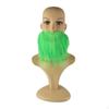 Green Beard and Mustache Set for Festive Occasions