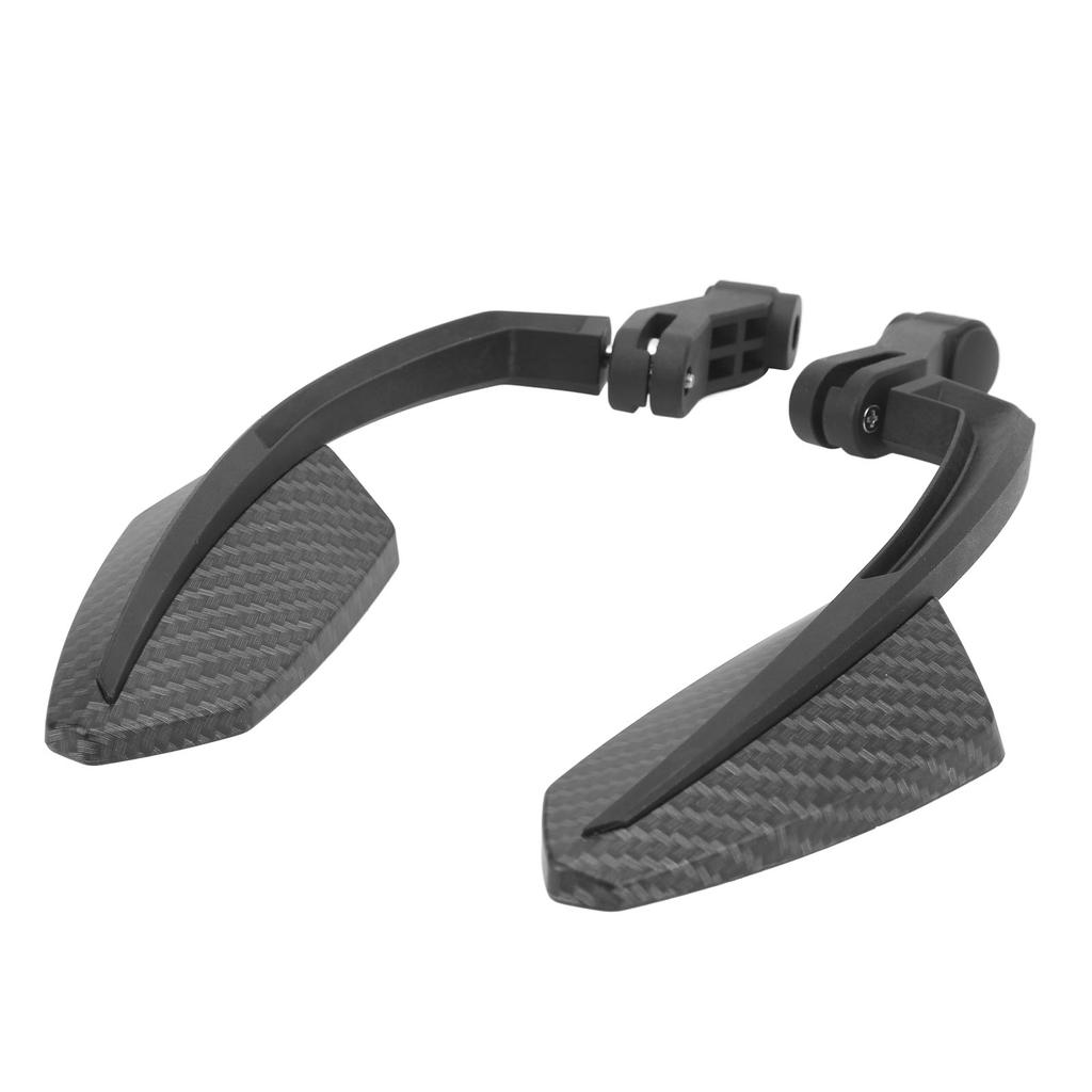 1 Pair Carbon Fiber Style Motorcycle Rearview Mirrors Rotating Side Mirror Replacement for Aprilia