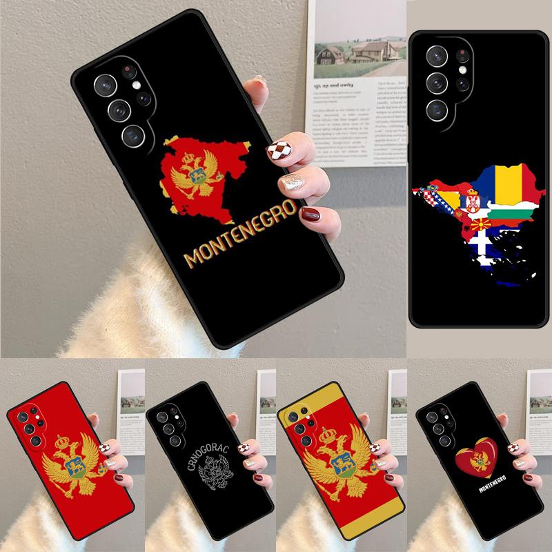 Montenegro Flag Silicone Phone Case For Samsung Galaxy note 10 pro S26 S25 S24 S23 S22 S21 Plus S25Ultra Capa Cover