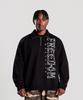 FREEDOM Cracked Bone Logo Half-Zip (Black)