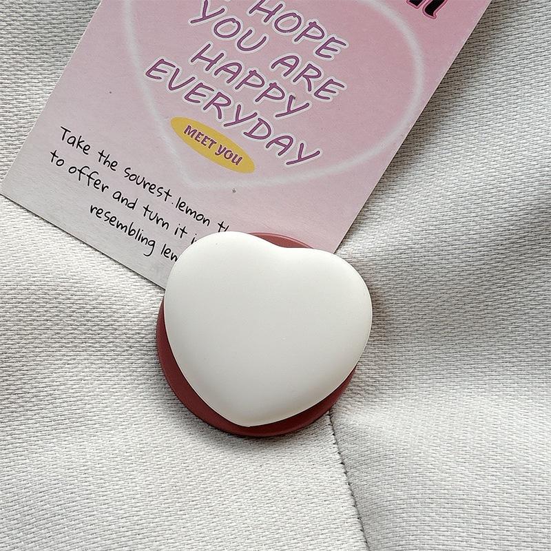 Mobile Phone Airbag Holder Magnetic Suction For Apple Magsafe Ring Simple Love