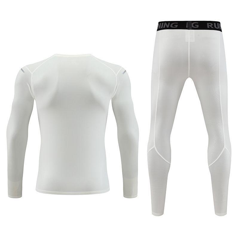 2024 Quick-Dry Tight-Fit Men's & Children's Long Sleeve Compression Sports Set