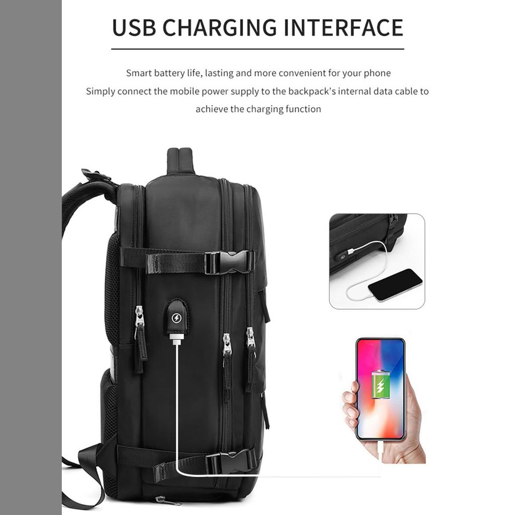 Large Travel Backpack Casual Carry On for Hiking Overnight Business