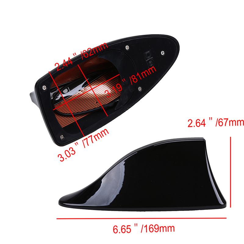 Universal Car Roof Shark Fin Antenna Styling Fit For BMW/VW/Kia/Nissan/Opel/Toyota Auto FM Radio Signal Enhance Aerials Parts