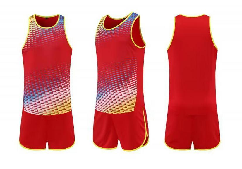 Unisex schnelltrocknende schweißableitende Leichtathletik-Teamuniform-Sets für die Schule und das Marathon-Training