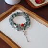 Three-Loop Crystal Bracelet New Chinese Style Agate