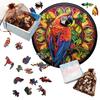 Non-Toxic Interesting Mushrooms Wooden Puzzles For Adults Kids Wood Diy Crafts Animal Shaped Christmas Gift Board Games Jigsaw Puzzle