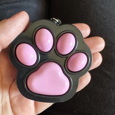 1/3pc Fidget Toy Cartoon Cat Claw Button Decompression Toy Kawaii Key Ring Pendant Cute Couple Car Bag Pendant Creative Keychain