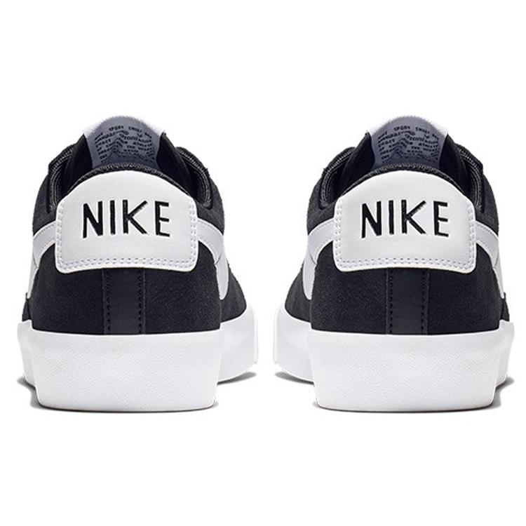 New Nike Blazer Low Premium Vintage Suede Black White 538402-004