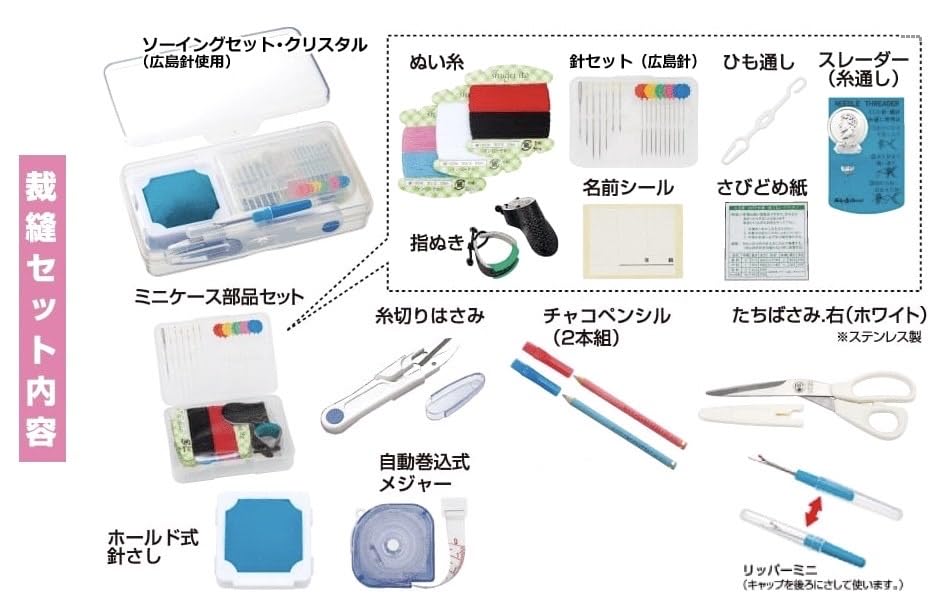 Sewing set Tough scissors sewing set right-handed