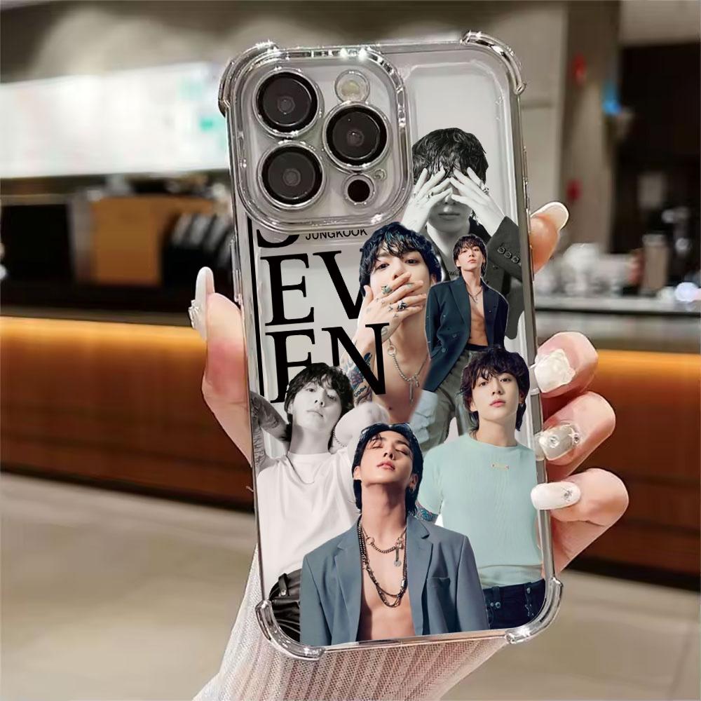 Euphoria J-JungkookS Plating Phone Case For Samsung S26 S25 S24 S23 S22 S21 S20 FE Note20 Edge Plus Ultra 4G 5G Anti Fall Airbag