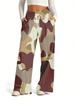 European and American camouflage wide-leg pants women's new straight versatile sports casual pants source spot