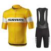 Sram Pro Cycling Clothing for Men, Road Bike Wear, Racing Clothes, Quick Dry, Bicycle Jersey Set, New