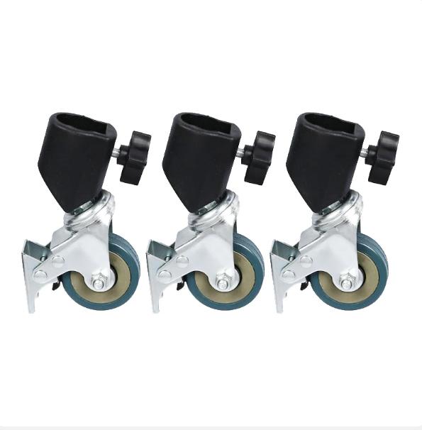 

Профессиональные универсальные Pro 3 колеса 16-22 мм, многофункциональные фотостудийные аксессуары для фотосъемки Century с тяжелым освещением