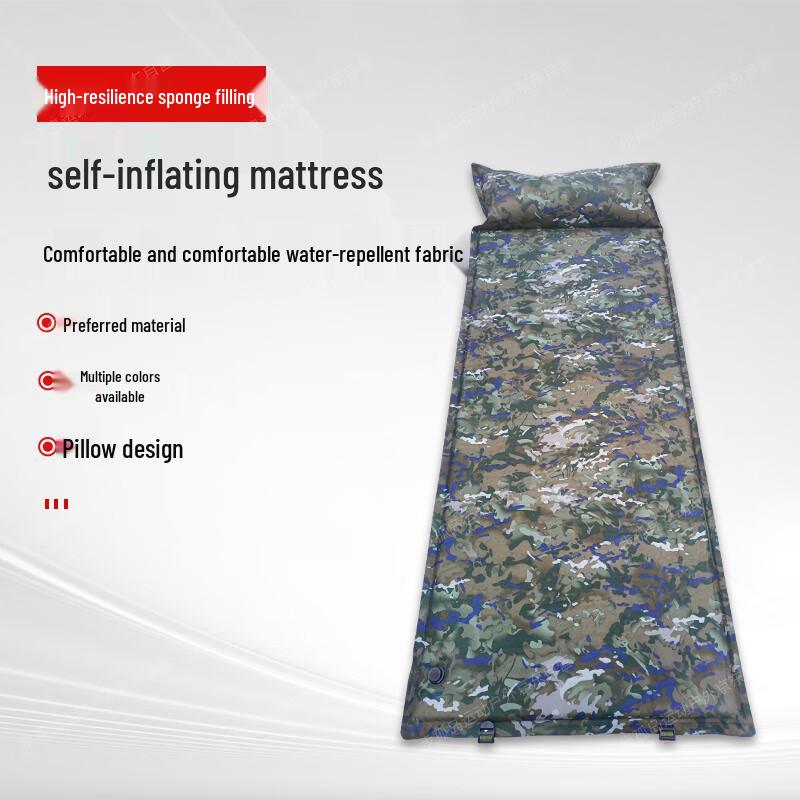 Automatic Inflatable Camping Sleeping Pad with Pillow