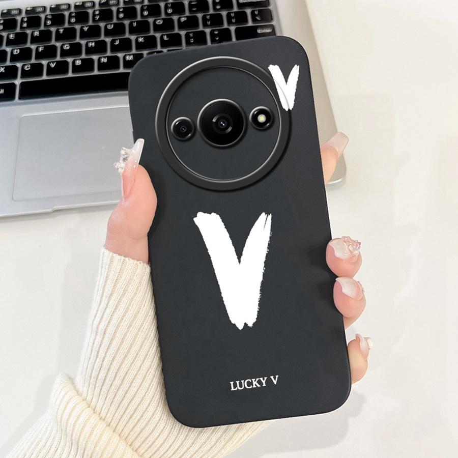 For Xiaomi Redmi A3 Back Cover Popular Letter Protector Soft Silicone Phone Cases For RedmiA3 A 3 4G Xiaomi Poco C61 Funda