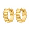 Orstarry S925 Silver 18k Gold Modern Square Hoop Earrings For Women Trendy Jewelry Anniversary Gifts