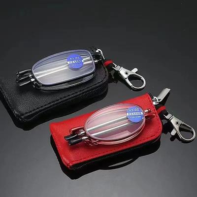 Hochauflösende Lesebrille Unisex Ultraleicht Harz Alterssichtige Brille Tragbar Faltbar Sehpflege Lesebrille
