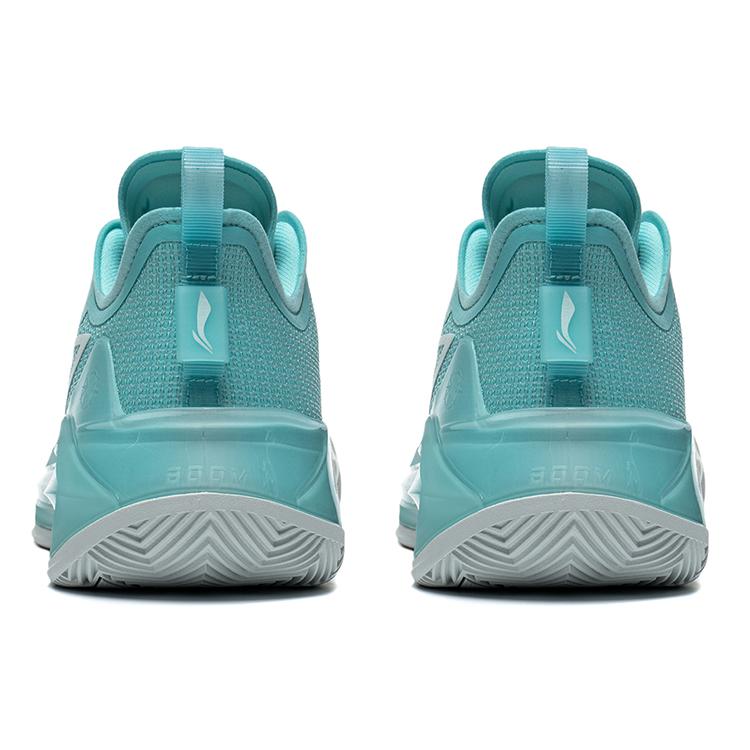 New LiNing Liren 3 V2 Azure Sea Anti Slip And Wear Resistant Lightweight Mid Top Basketball Shoes Aqua Green ABAT057-1