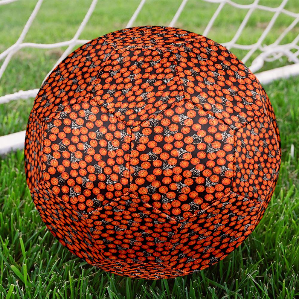 basketball Theme Size 5 Soccer Ball, Suitable for Both Indoor and Outdoor Matches, a Gift Suitable for Everyone.