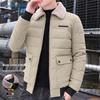 JEANSWEST Herren Verdickte Winterjacke mit Kragen und Polsterung