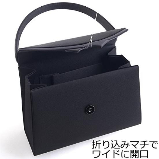 Aurora Black Formal Bag, Cross Black, Water-Repellent, Suitable for Weddings, Funerals, Entrance Ceremonies, Graduations, and Other Ceremonies
