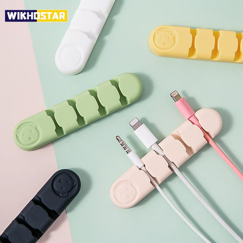 1 Piece Cute Cable Organizers Holder Clips for Desktop Cord Organizers Management Office Home