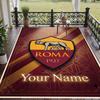 Custom Text Printed Rug AS Roma Non Slip Floor Carpet For Home Room Decor