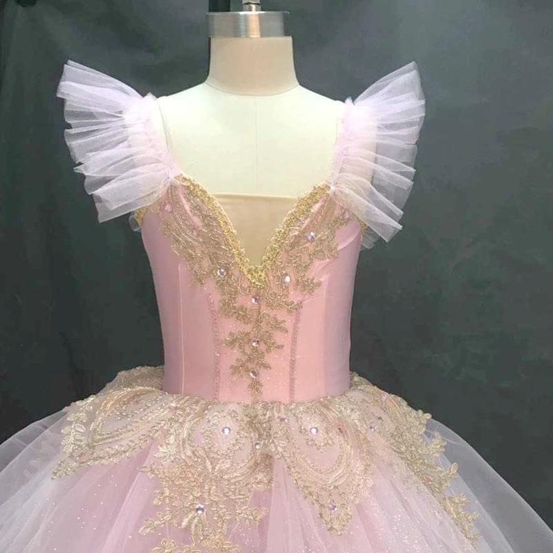 Pink TUTU TUTU Skirt Little Swan Dance Gauze Skirt Princess Dress Girls Ballet Stage Performance Costume