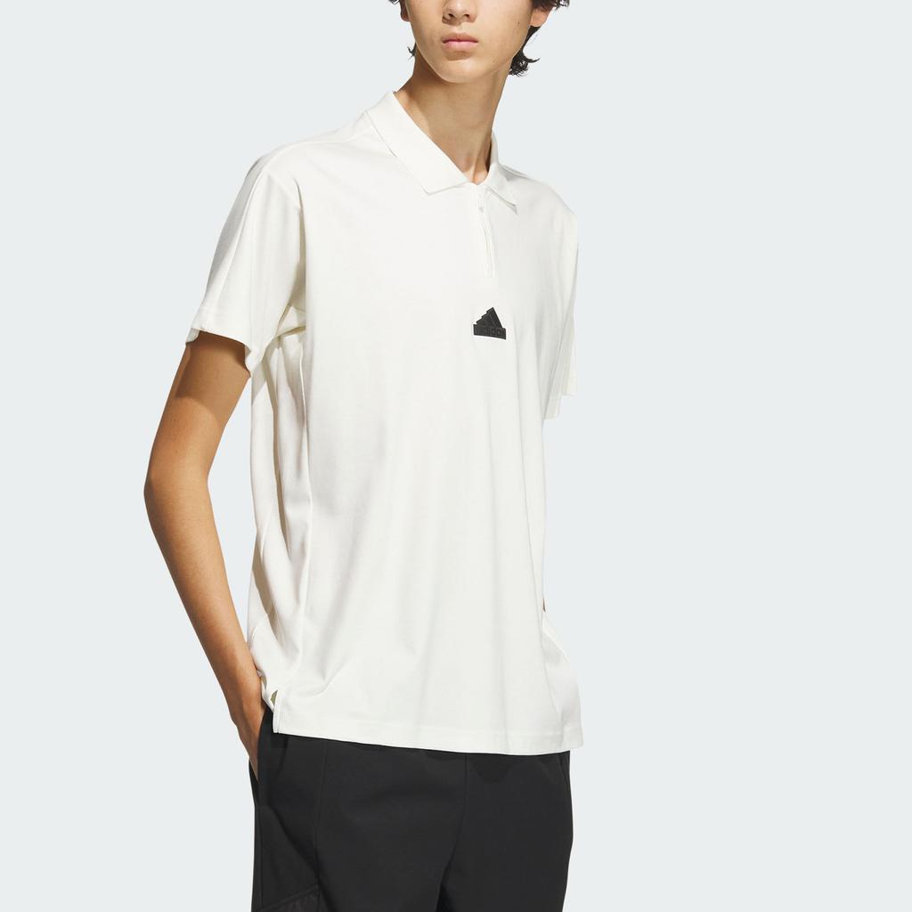 New Adidas CITY ESCAPE Polo Shirt Men's Jade White IT3936