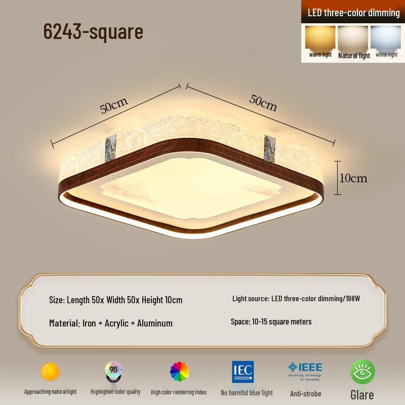 Luxury Modern Chinese Ceiling Light - Mid-Century Style, High-End Atmospheric Lighting 2025