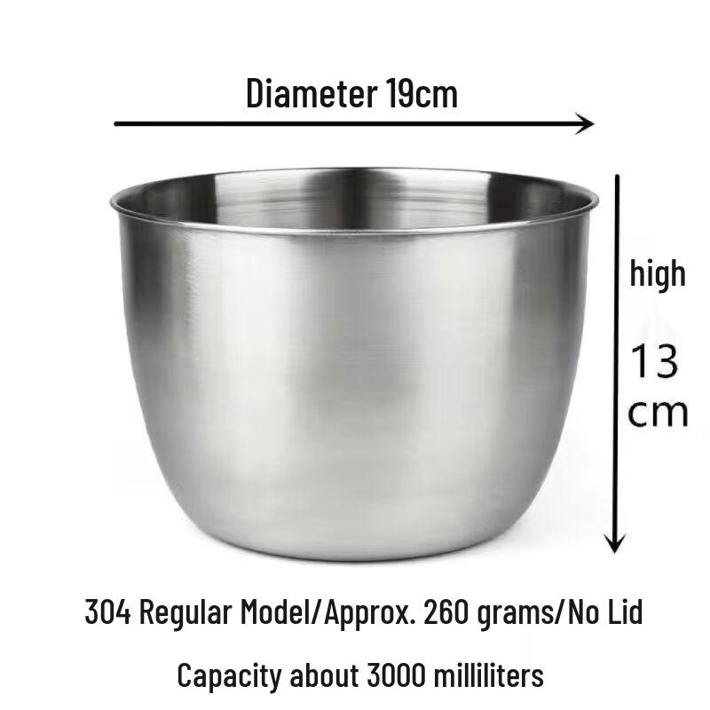 Глубокая миска для смешивания Lijia из нержавеющей стали 201