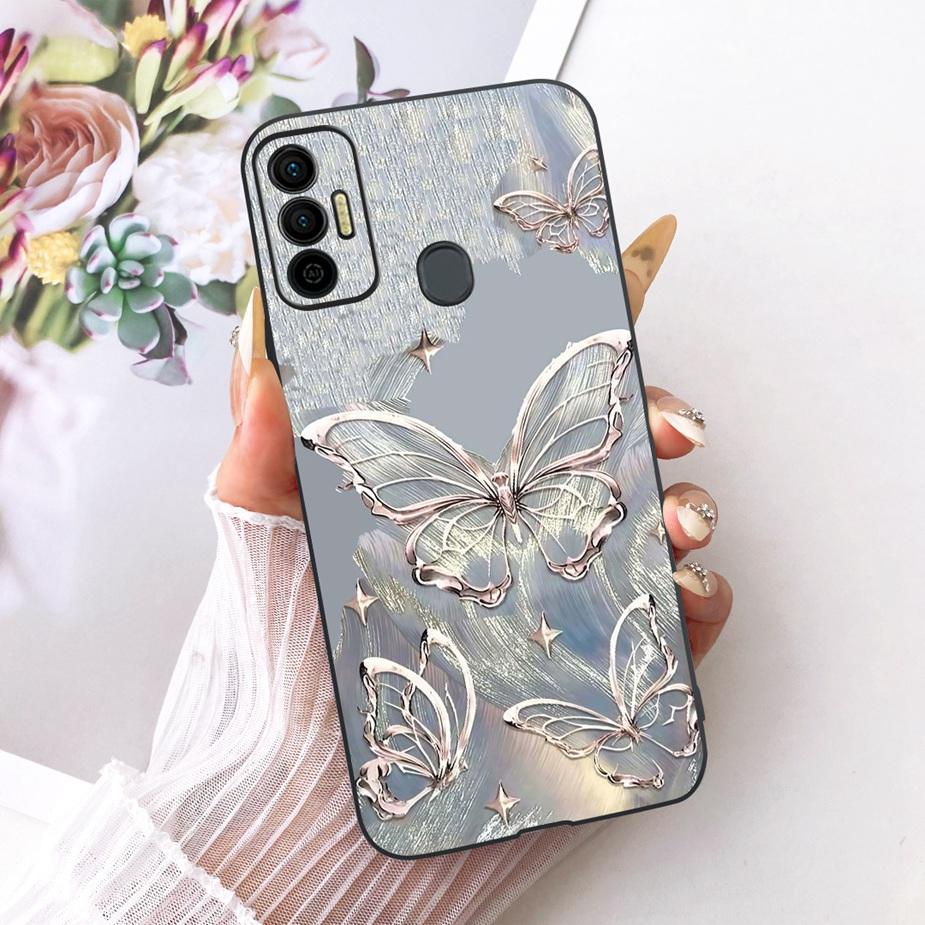 For Tecno Spark 7 Pro Case Spark7 T KF6p New Luxury Painted Cover Soft Silicone Case For Tecno Spark 7P 7T Spark7 Pro Funda Bags