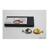 Nousaku Tai No Hashioki - Tin Chopstick Rest / Cutlery Rest, Gold Plated, 100% Tin