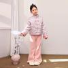 Girls' New Chinese Style Winter Celebration Jacket