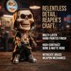 xiaobudian Halloween Skeleton Warrior Sculpture, Resin Art Soldier Figurine Statue Home Decor, Gunner Model Ornaments for Desktop Gaming Room