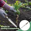 HARFINGTON Seeding Widger 13.6 x 1.26 Stainless Steel Garden Hand Shovel Seed Trowel with Wooden Handle Long & Narrow for Planting Weeding Digging