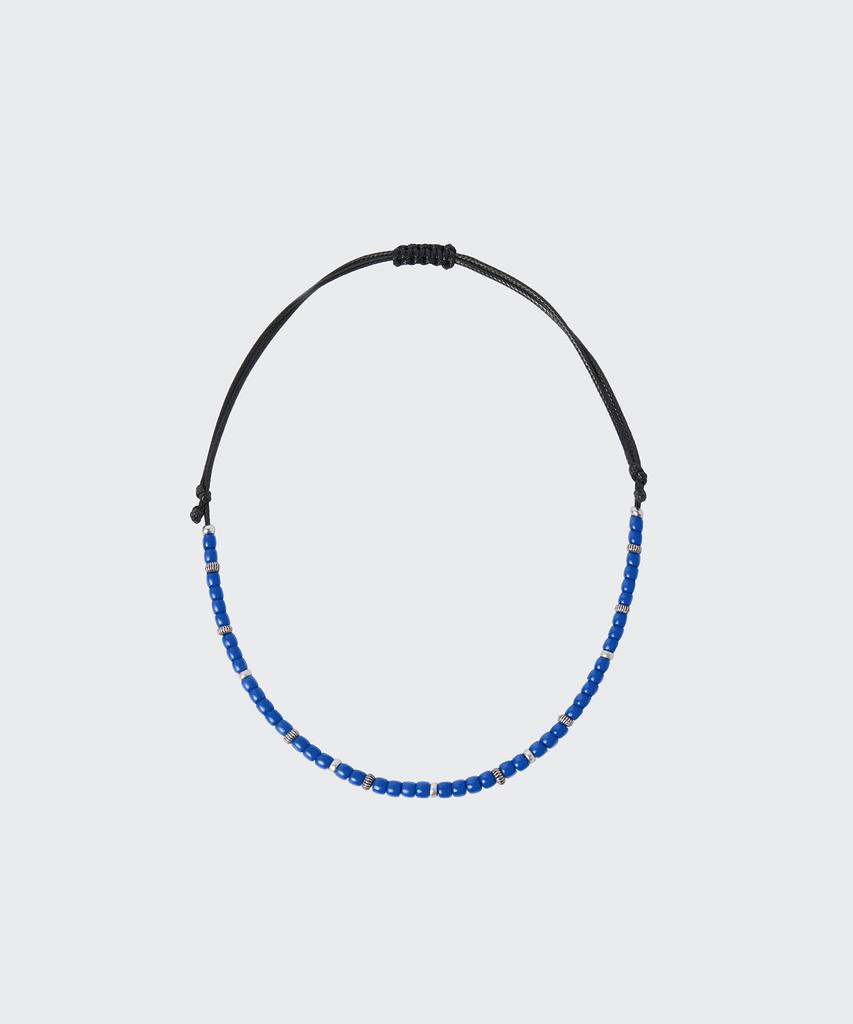 Musinsa Standard Western Bead Necklace [Blue]