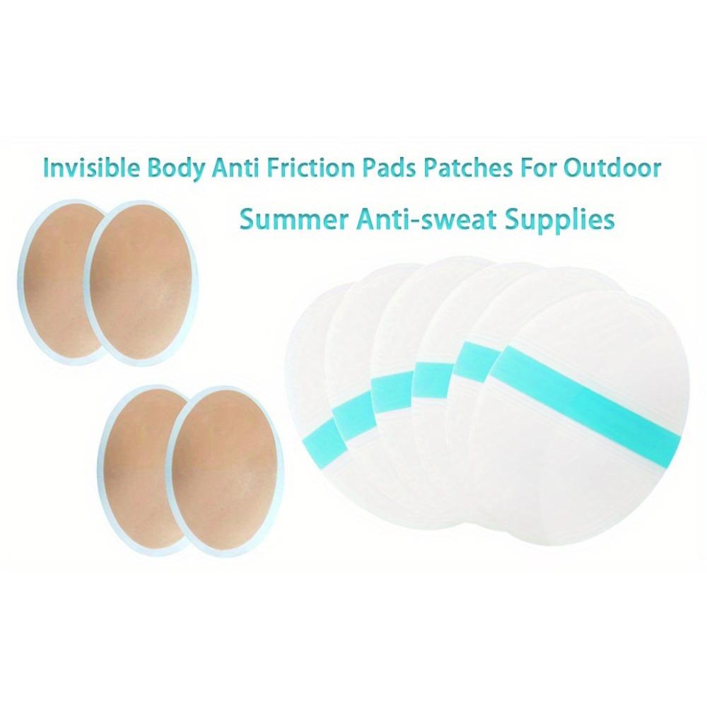 10 ks náplastí proti oděru stehen z TPU a netkané textilie, samolepicí, průhledné, neviditelné náplasti na ochranu stehen