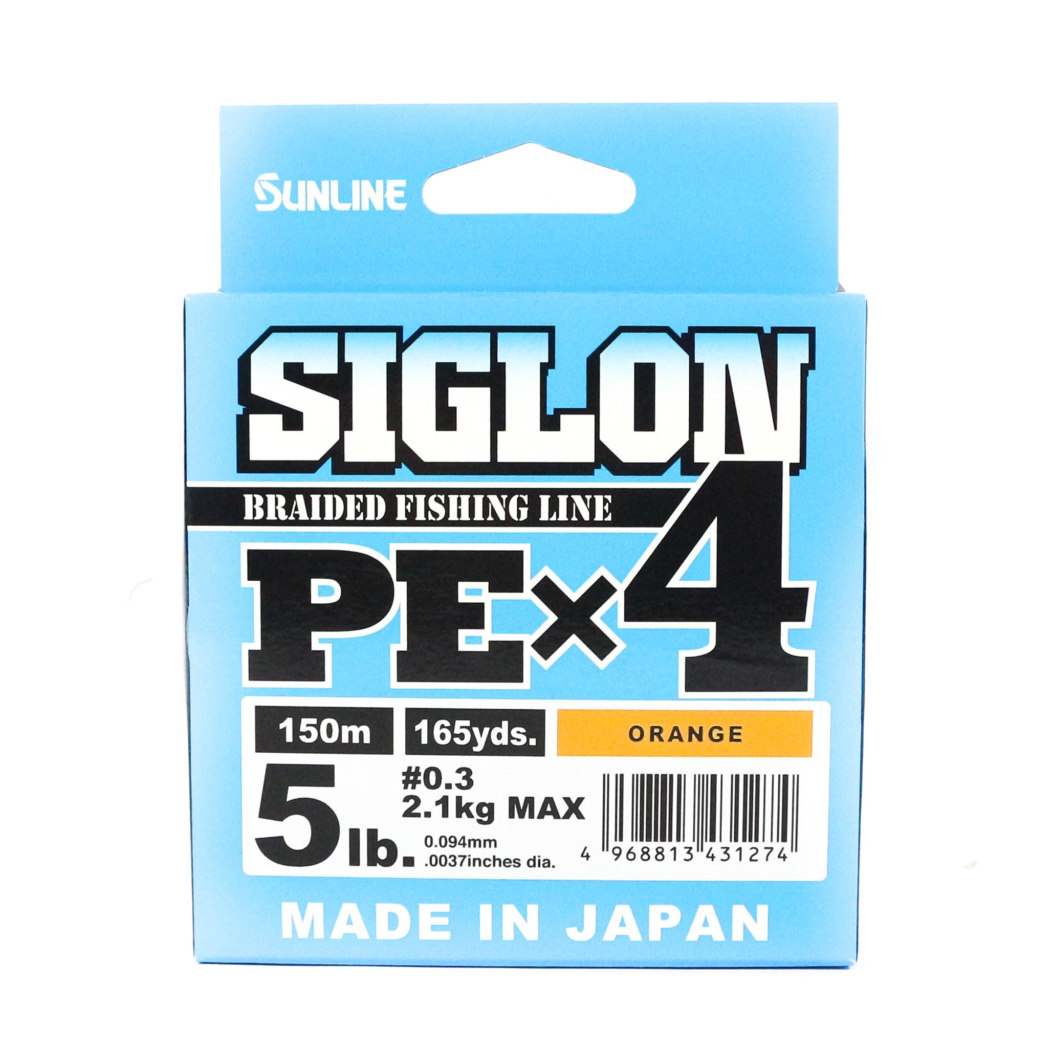 

Sunline PE Line X4 Siglon 150M PE 0,3 5 фунтов Оранжевый (1274)